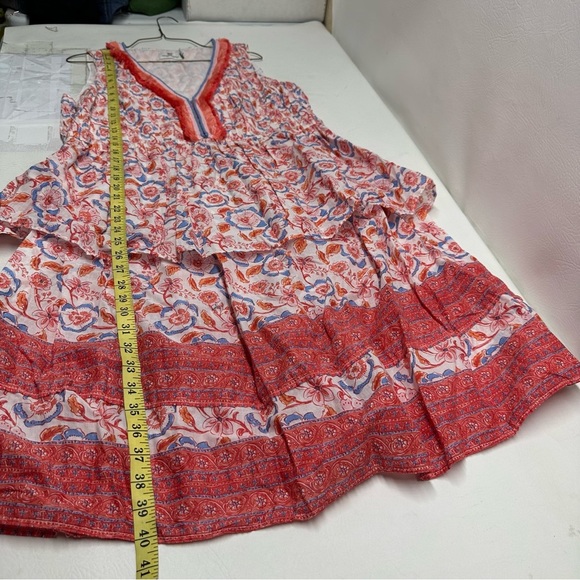 Vineyard Vines Floral Sleeveless Red Dress size XL - Picture 3 of 7